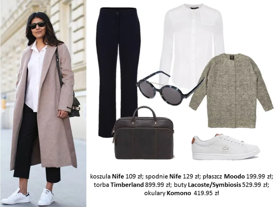 Wygodnie i wyjątkowo: STYLIZACJE do biura z butami sportowymi