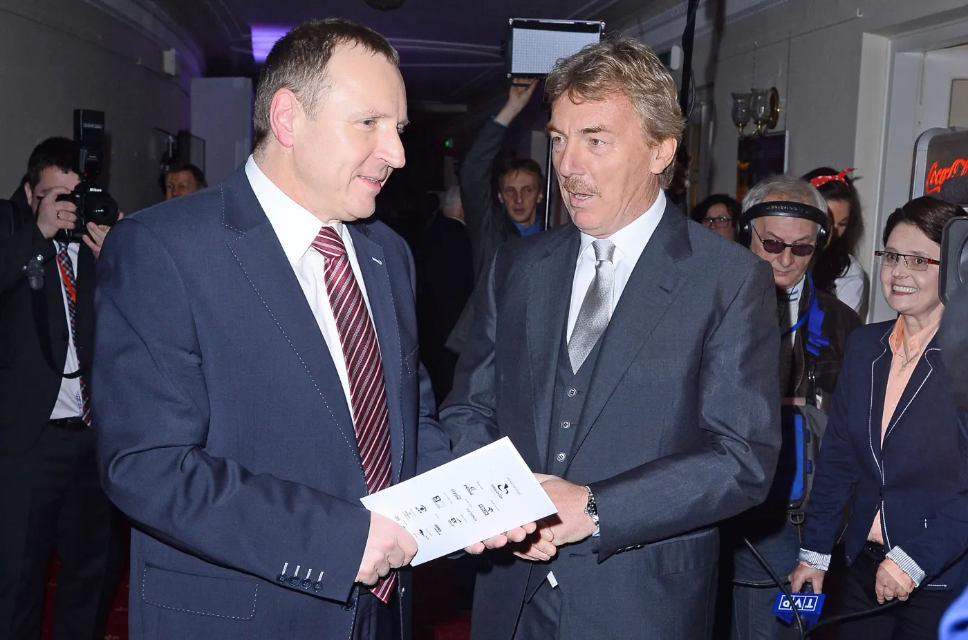 Jacek Kurski i Zbigniew Boniek