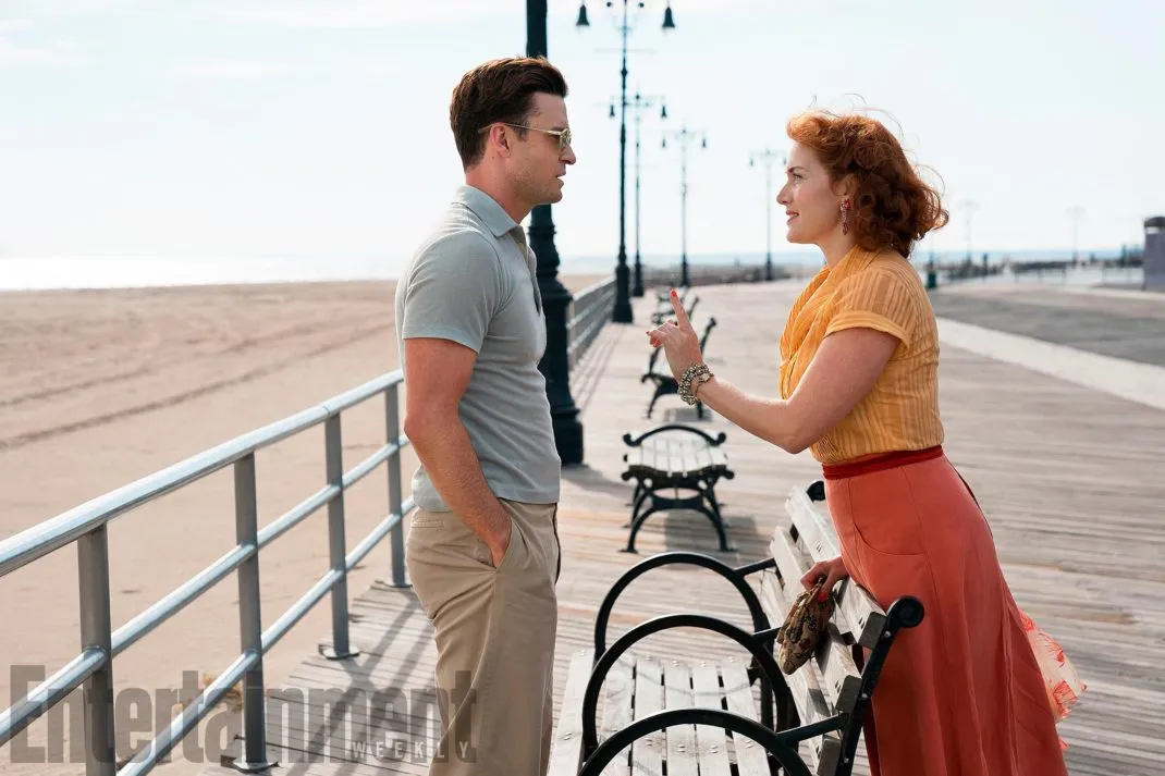 Justin Timberlake i Kate Winslet w filmie "Na karuzeli życia". Reżyseria: Woody Allen; polska premiera 1 grudnia 2017