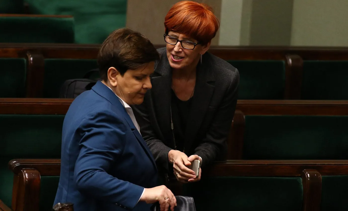 Beata Szydło i Elżbieta Rafalska