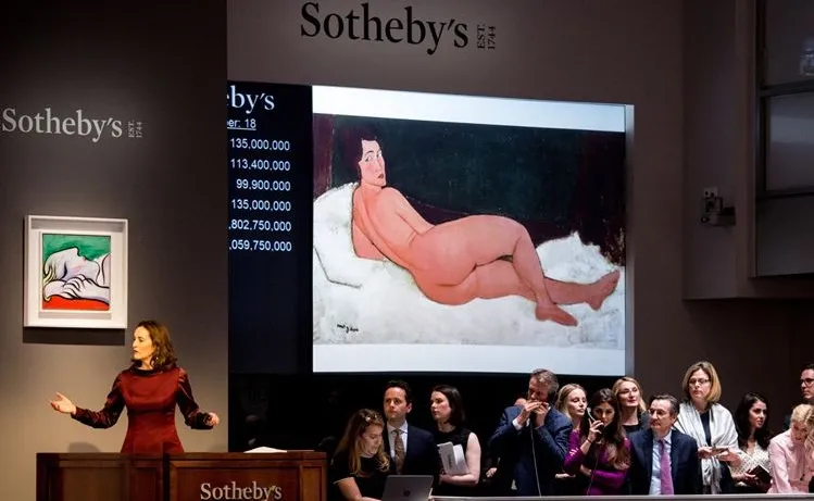 Obraz Modiglianiego na aukcji w Sotheby's