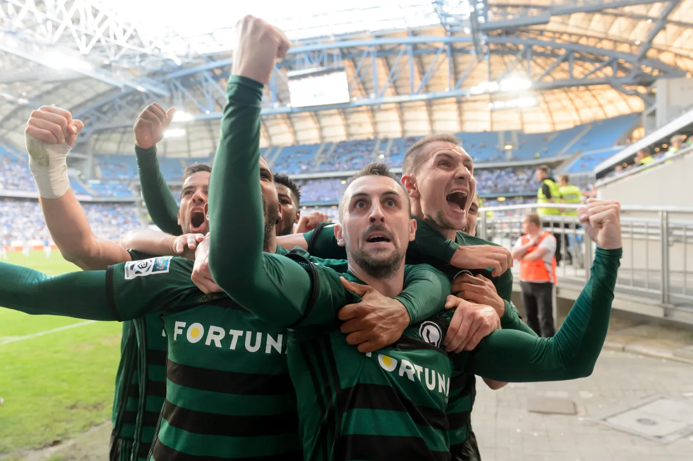 Radość piłkarzy Legii Warszawa