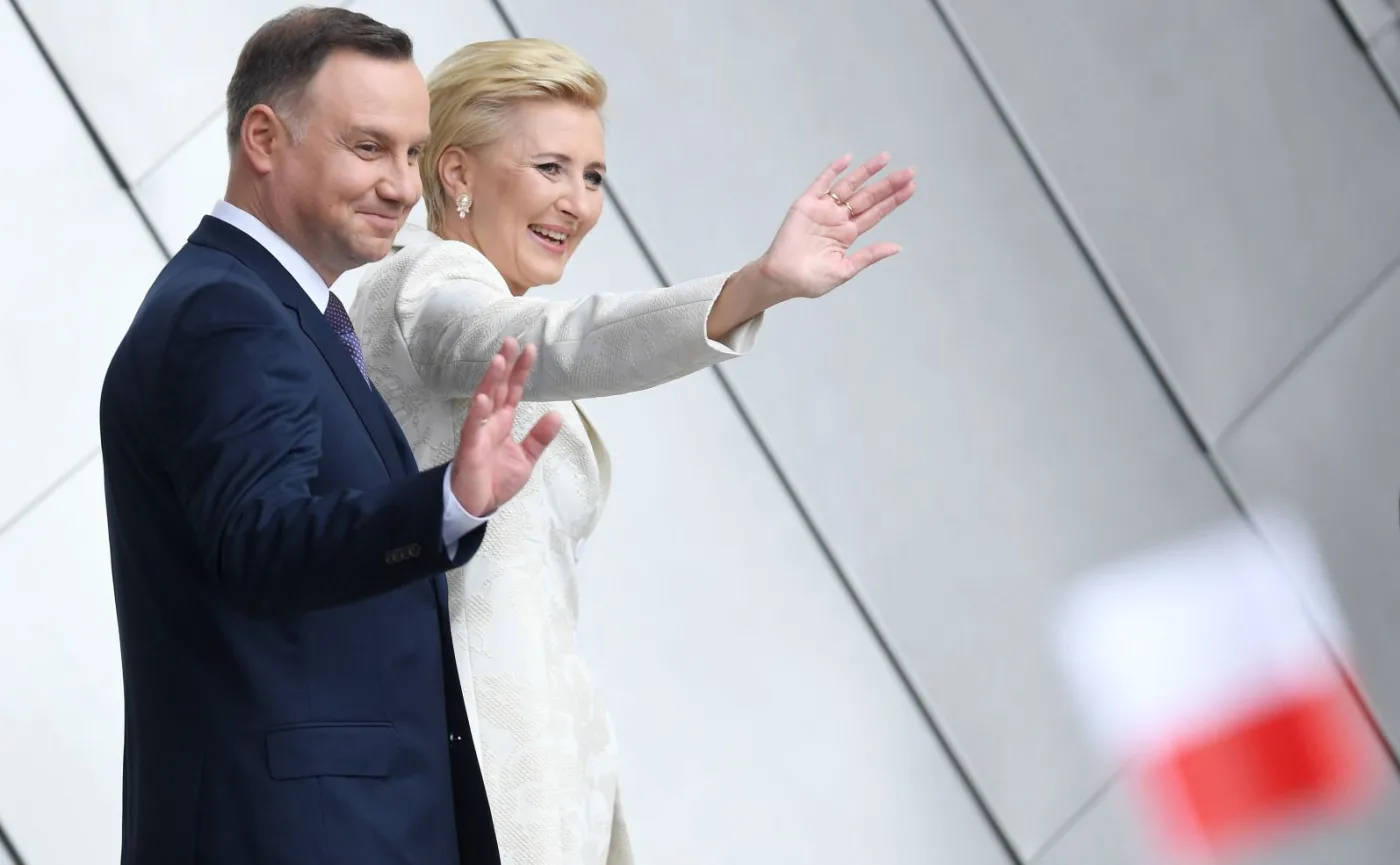 Andrzej Duda i Agata Kornhauser-Duda