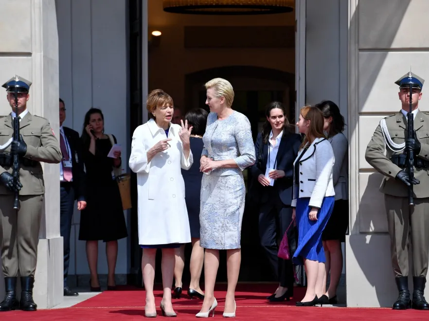 Elke Büdenbender; Agata Kornhasuer-Duda