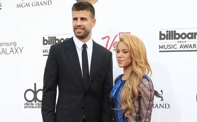 Gerard Pique i jego żona Shakira