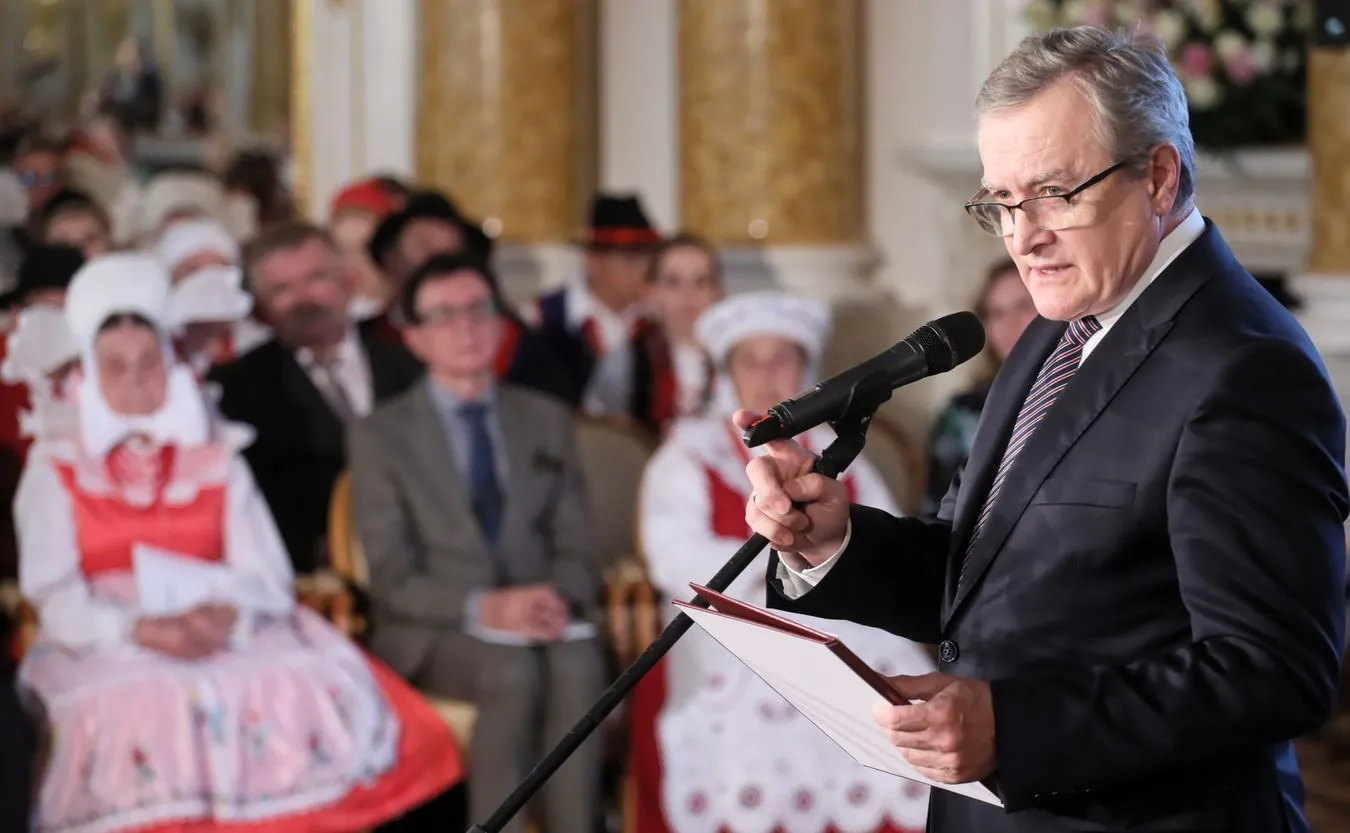Minister kultury Piotr Gliński