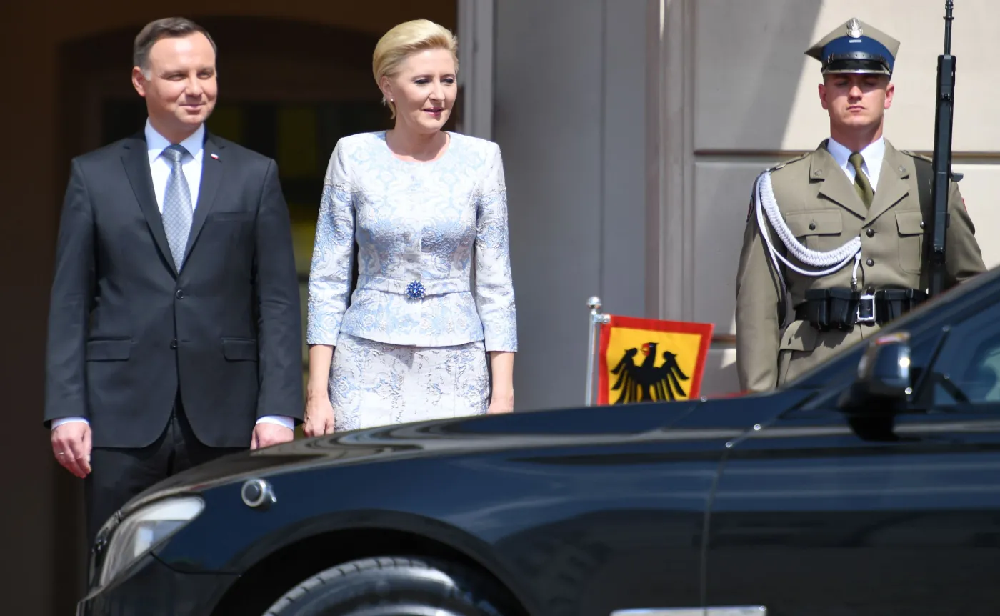 Andrzej Duda i Agata Kornhauser-Duda