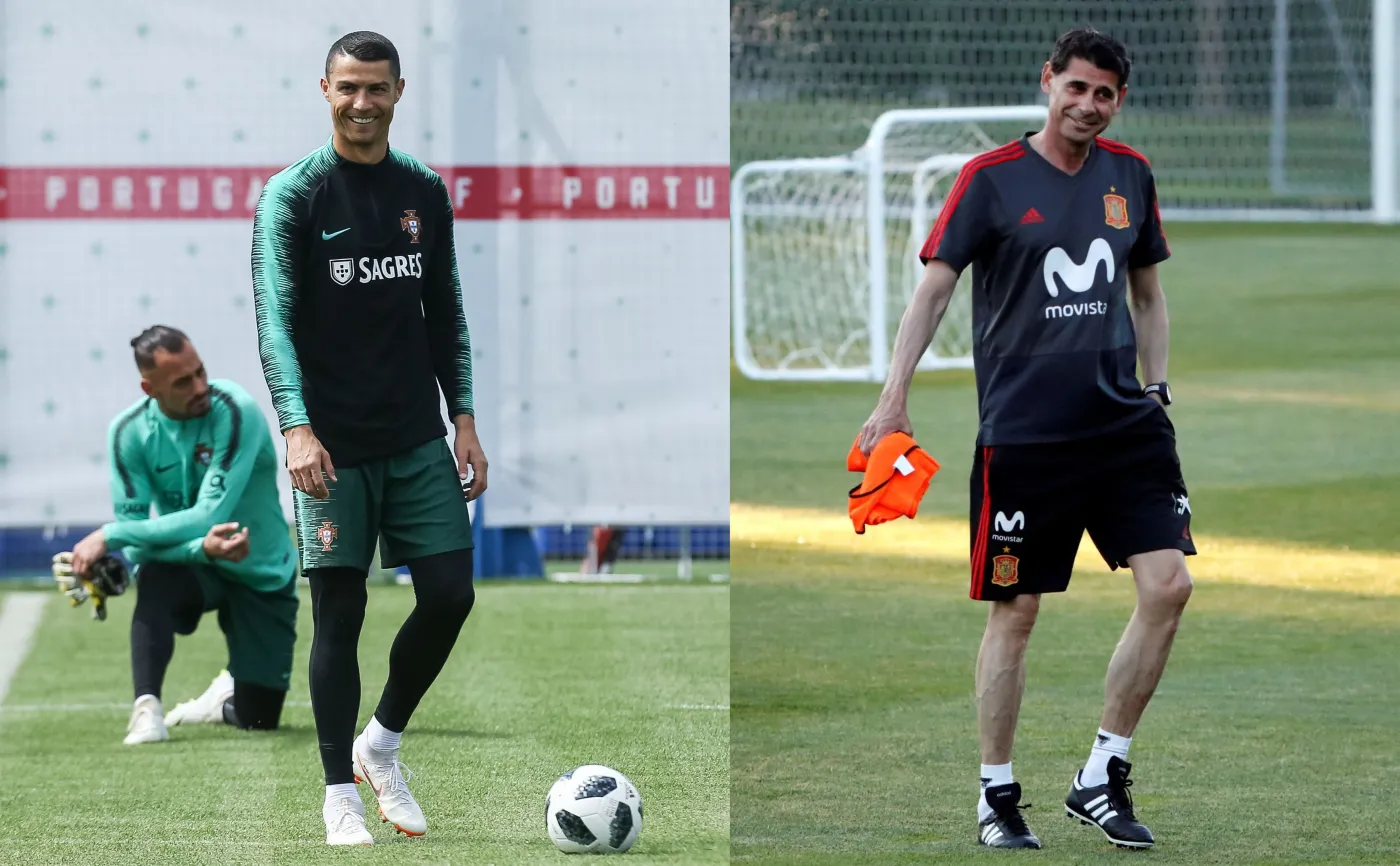 Ciristiano Ronaldo i Fernando Hierro