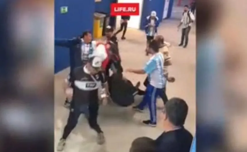 Kibice z Argentyny pobili fanów reprezentacji Chorwacji