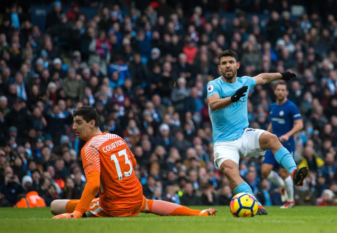 Sergio Aguero i Thibaut Courtois