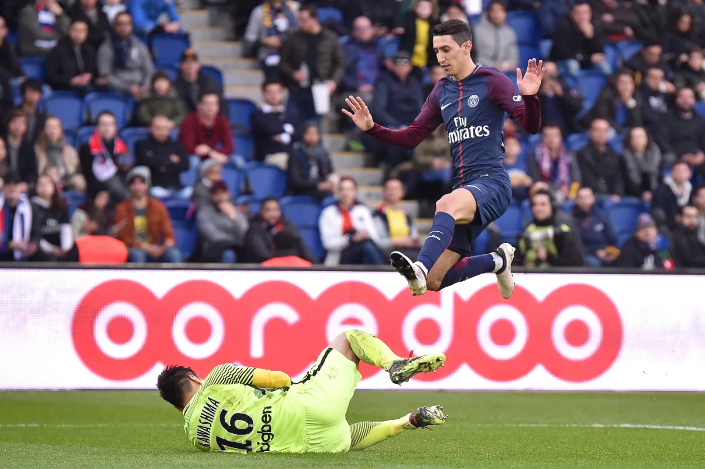 Angel Di Maria i Eiji Kawashima