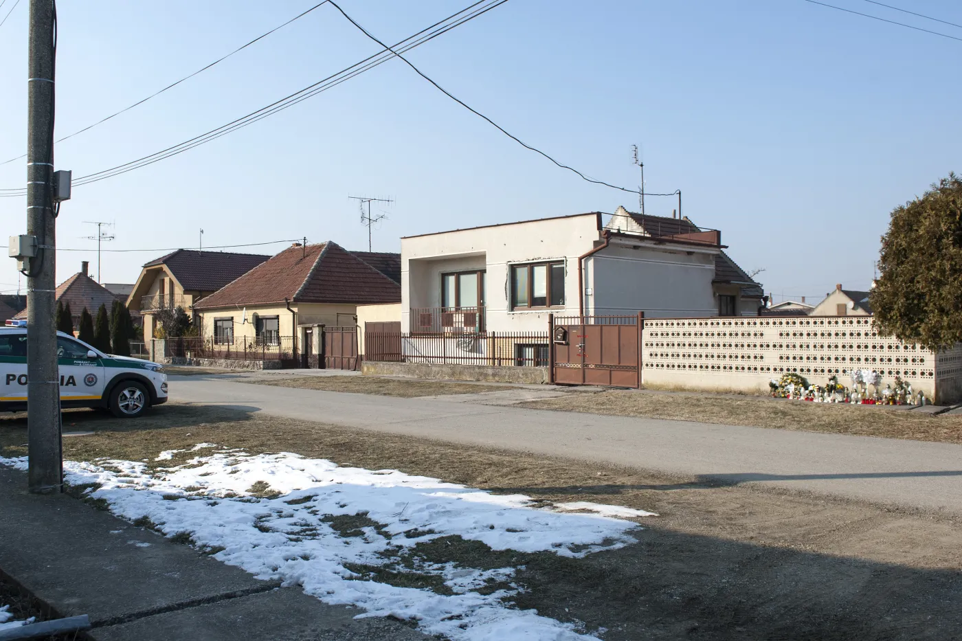 Dom, w którym znaleziono ciała Jana Kuciaka i jego narzeczonej