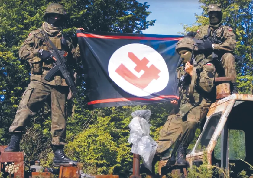 Falangiści walczyli na wojnie w Zagłębiu Donieckim po stronie separatystów, odwiedzali Syrię Baszara al-Asada i organizowali w Bieszczadach „patrole antybanderowskie”