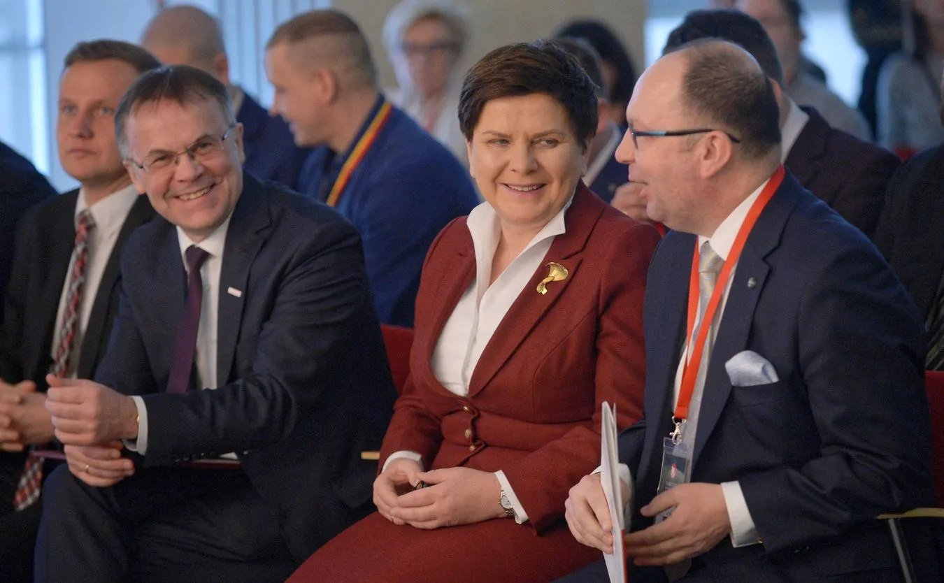 Jarosław Sellin i Beata Szydło