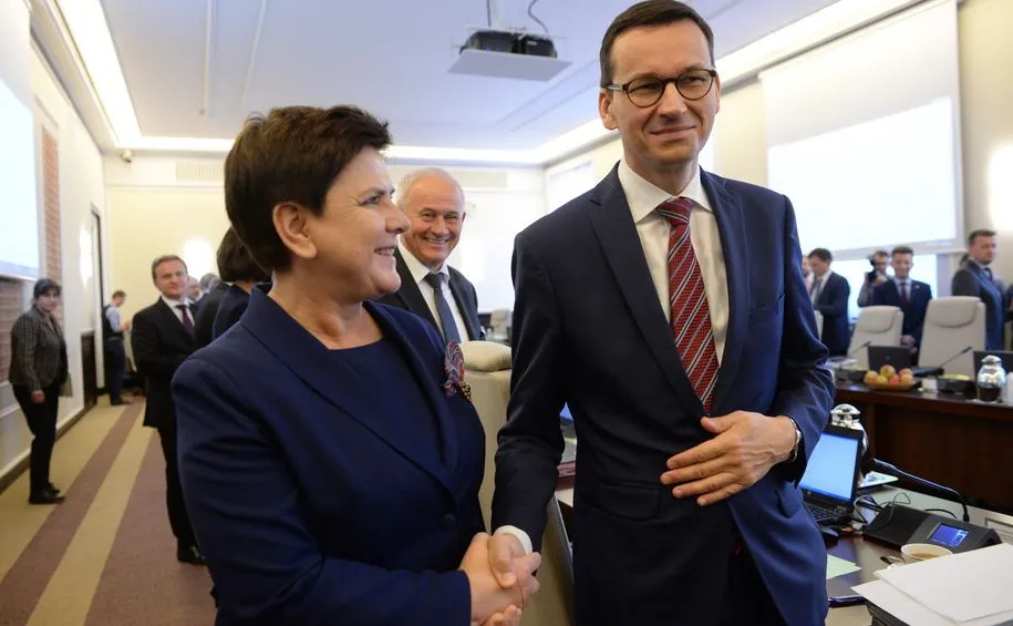 Beata Szydło i Mateusz Morawiecki