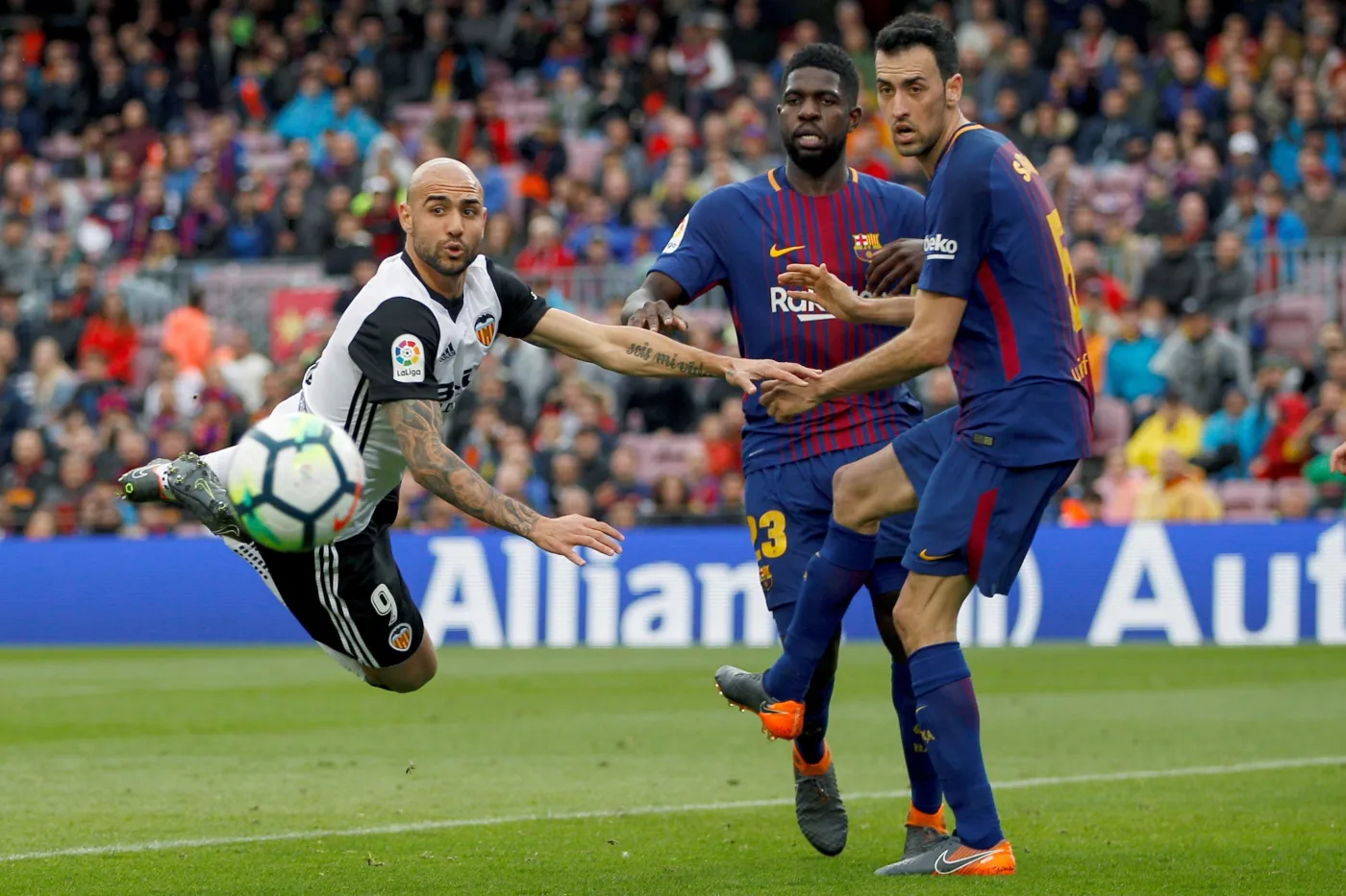 Sergio Busquets, Samuel Umititi i Simone Zaza