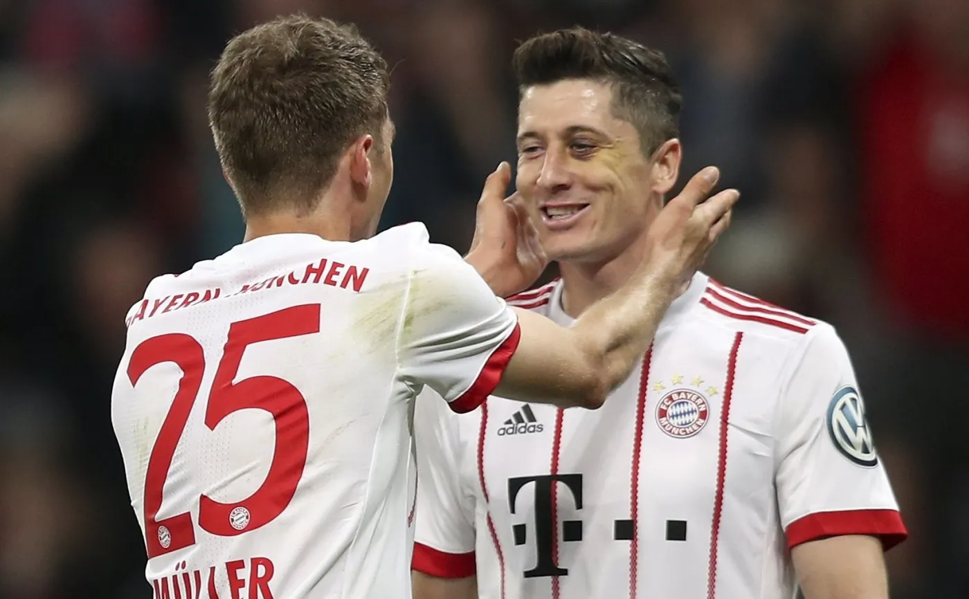 Thomas Mueller i Robert Lewandowski