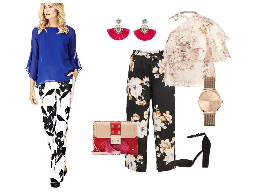 STYLIZACJE z ubraniami w kwiaty