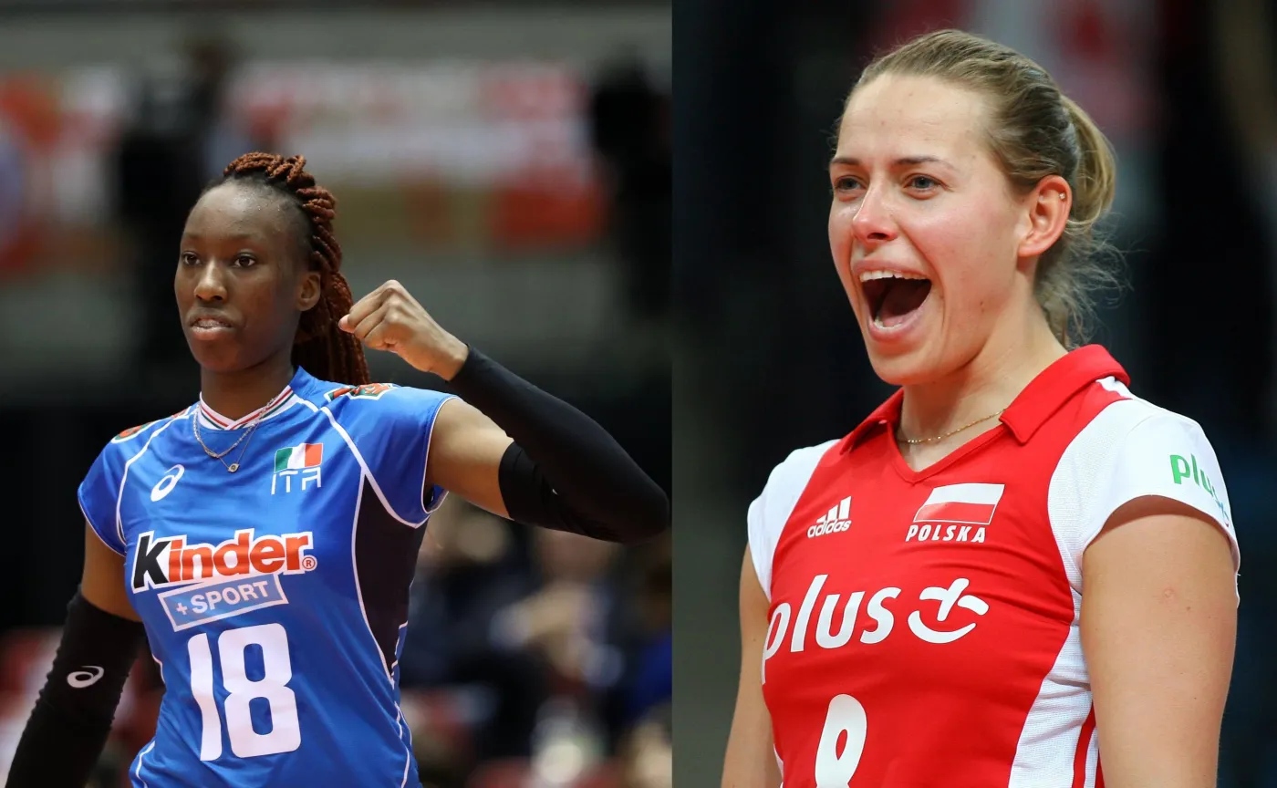 Paola Egonu i Katarzyna Skorupa