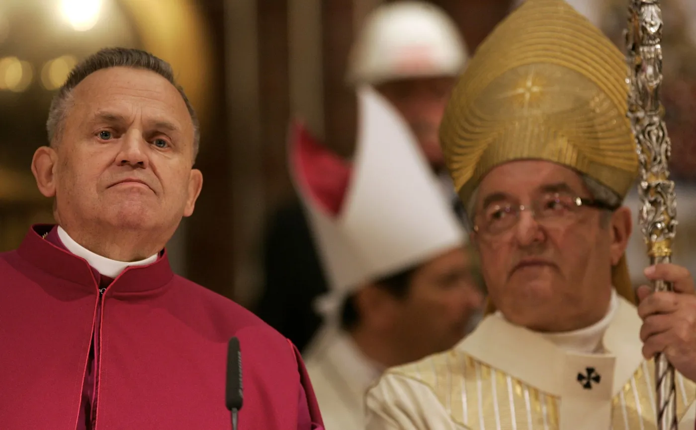 ksiądz prałat Henryk Jankowski z abp Sławojem Leszkiem Głódziem