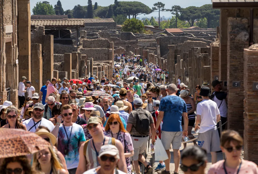 Ruch w Pompejach bywa wściekle nieznośny