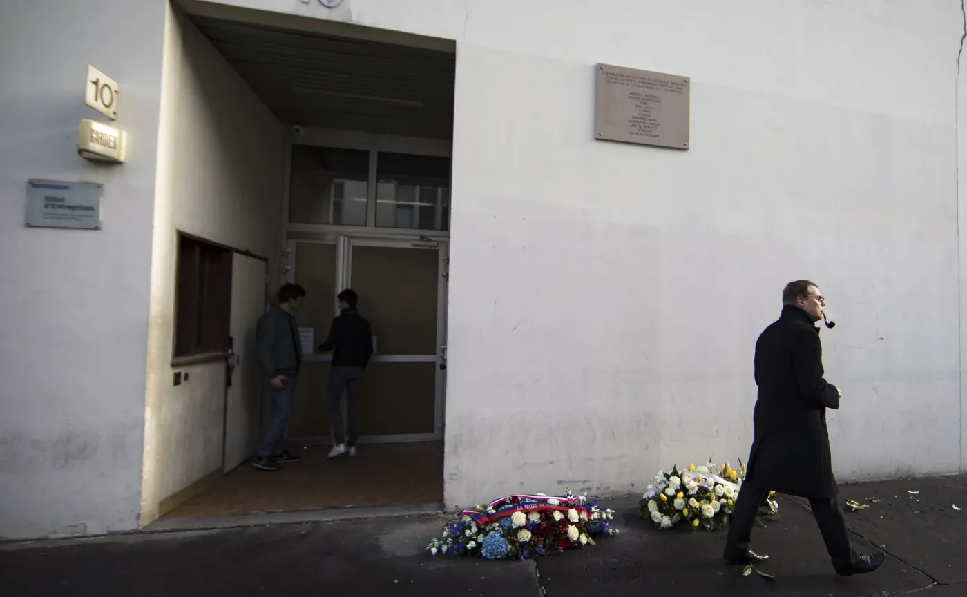 Dawna siedziba redakcji "Charlie Hebdo"