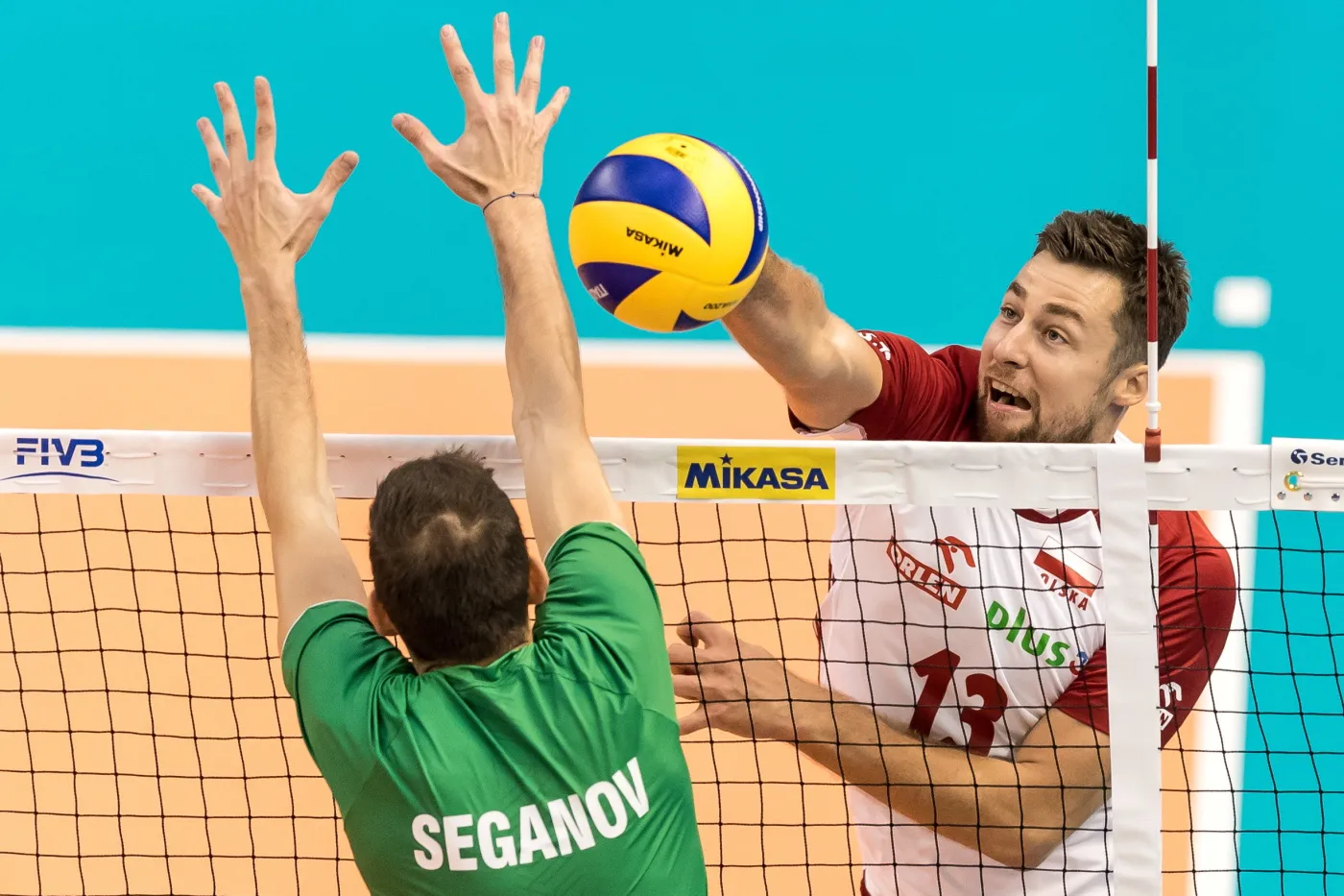 Michał Kubiak (P) i Georgi Seganow (L)