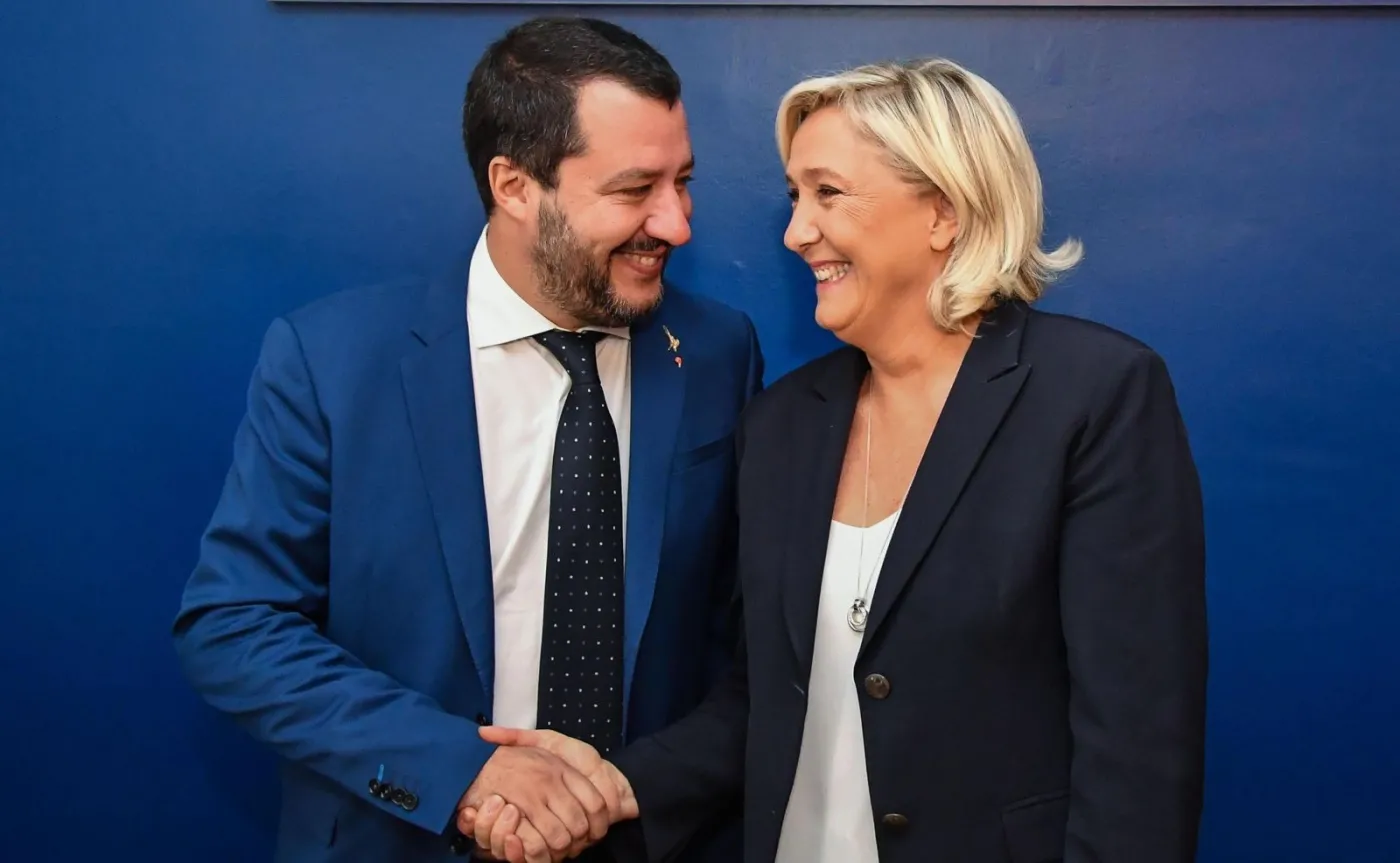Matteo Salvini i Marine Le Pen