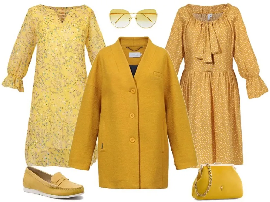 Żółć w natarciu! Wiosenne STYLIZACJE w różnych odcieniach koloru słońca