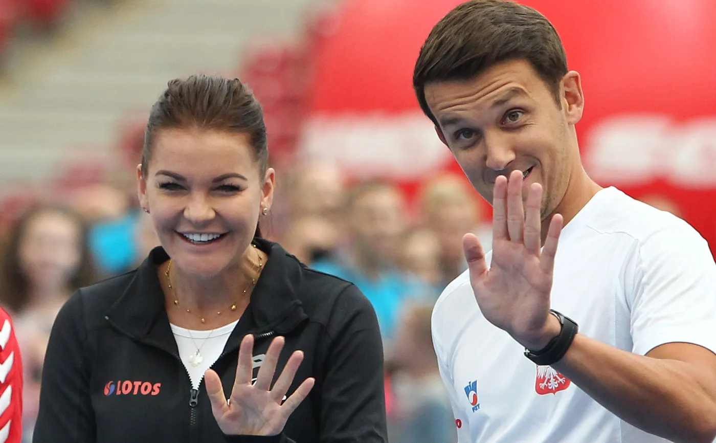Agnieszka Radwańska i Dawid Celt