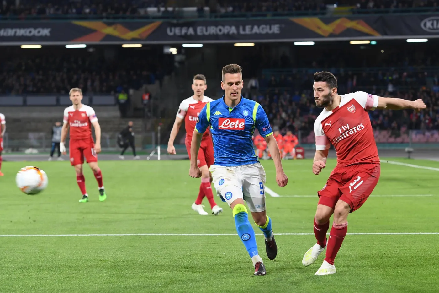 Milik i Zieliński nie wygrają Ligi Europejskiej. Arsenal wyeliminował Napoli [WIDEO]
