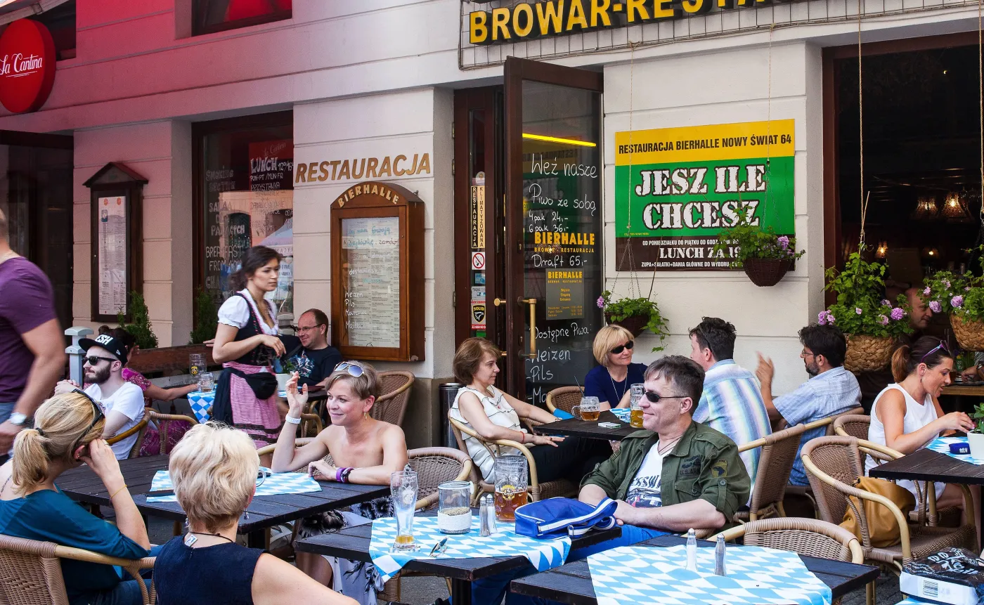 Restauracja na Nowym Świecie w Warszawie