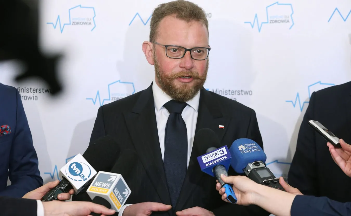 Minister zdrowia Łukasz Szumowski