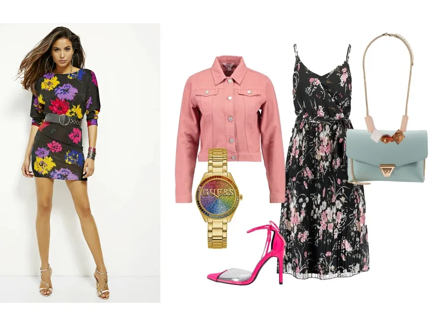 STYLIZACJE z ubraniami w kwiaty