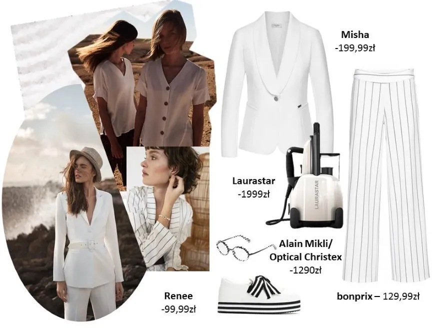 Lato w bieli i beżach. STYLIZACJE