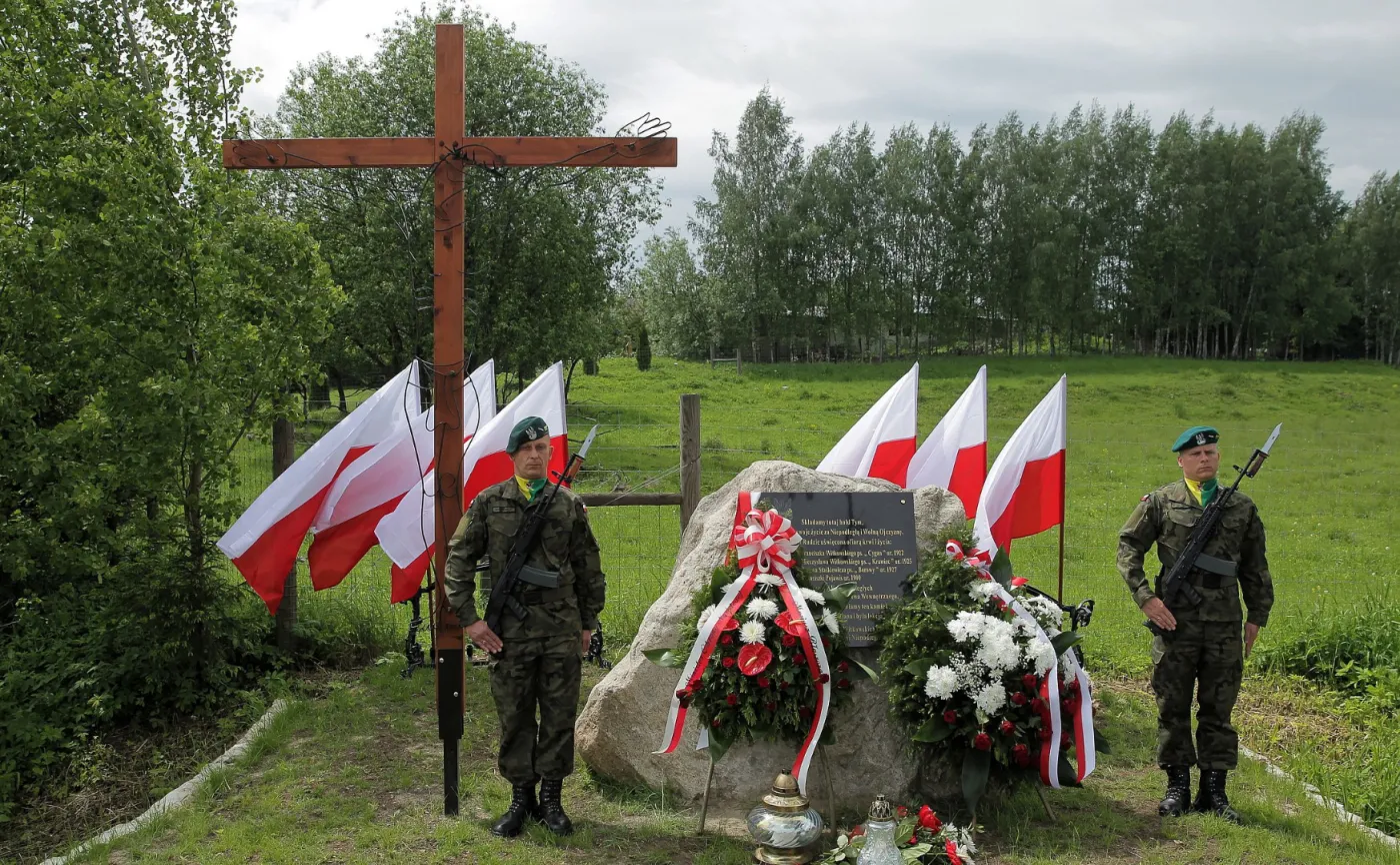Uroczystość odsłonięcia Obelisku Żołnierzy Wyklętych