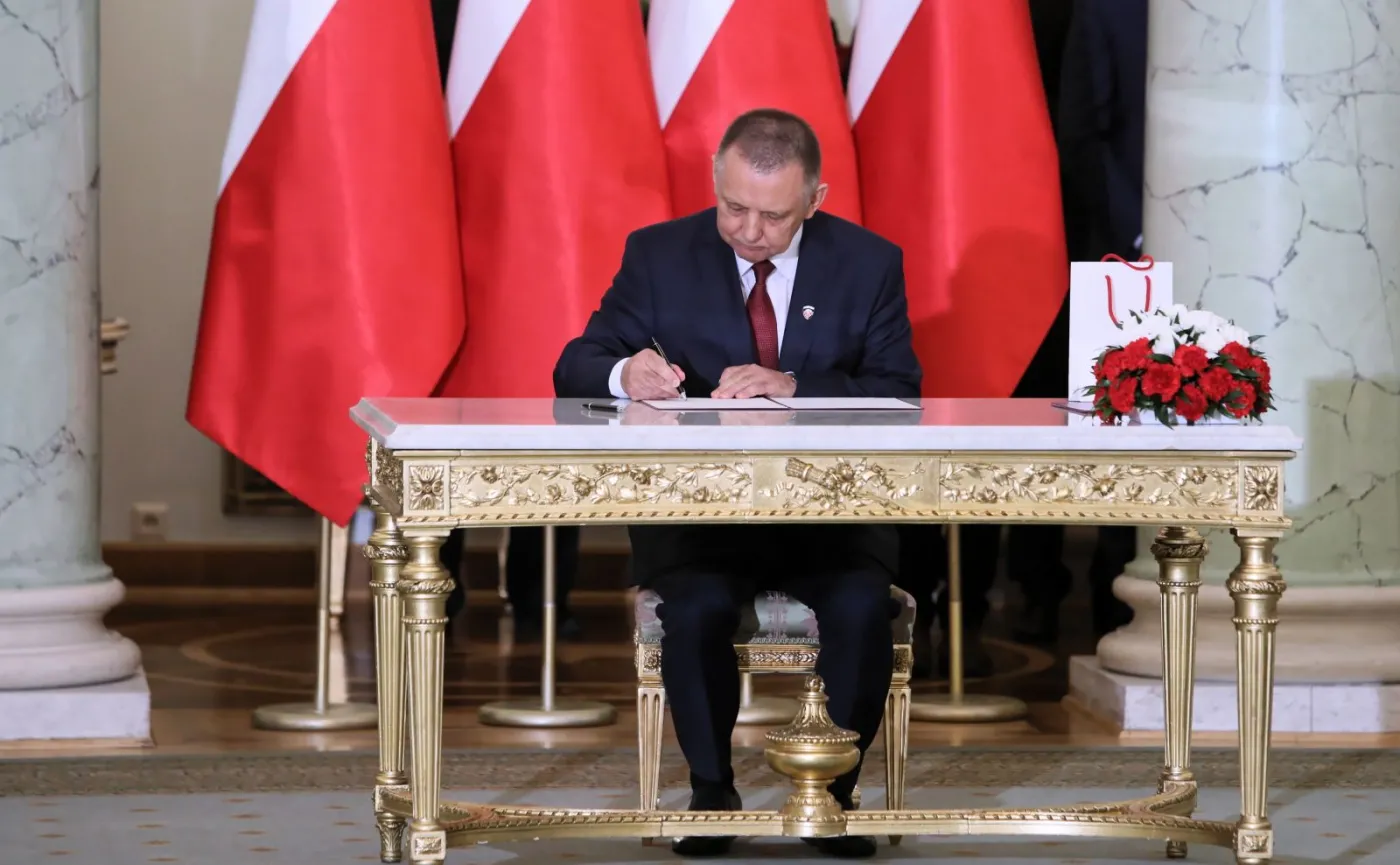 Nowo powołany minister finansów Marian Banaś