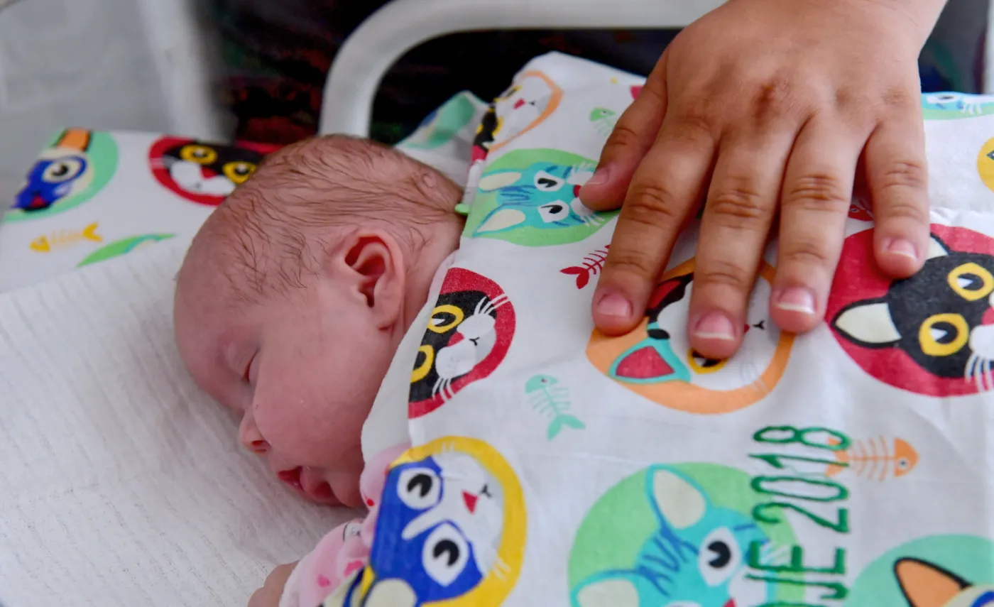 MAŁA LILIANNA WYCHODZI ZE SZPITALA