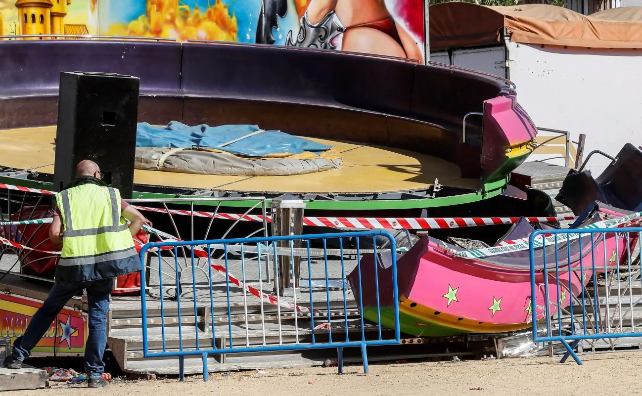 Wypadek na karuzeli w Hiszpanii