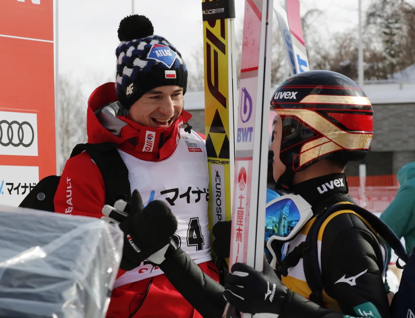Kamil Stoch i Ryoyu Kobayashi