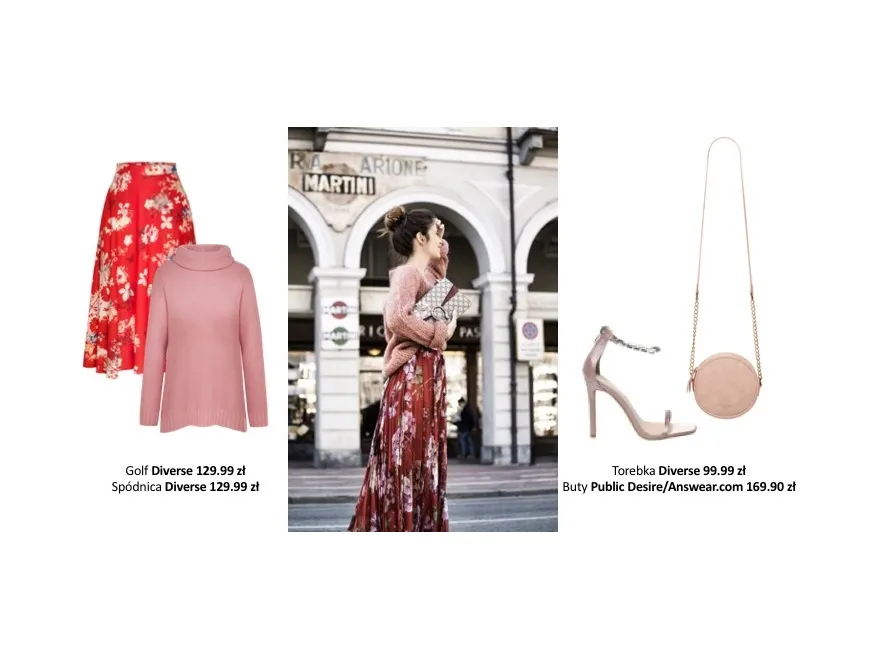 STYLIZACJE z ubraniami w kwiaty