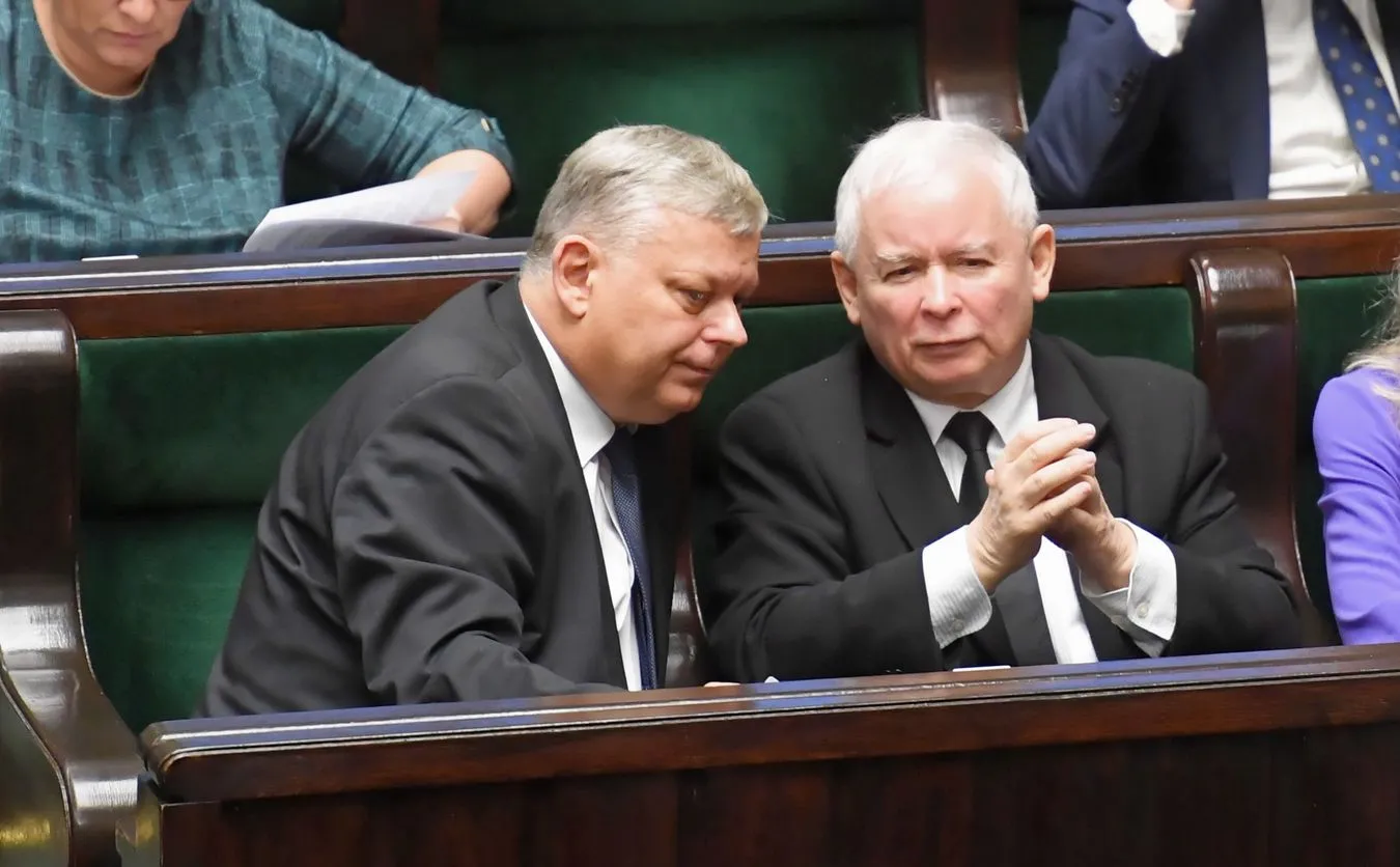 Marek Suski i Jarosław Kaczyński