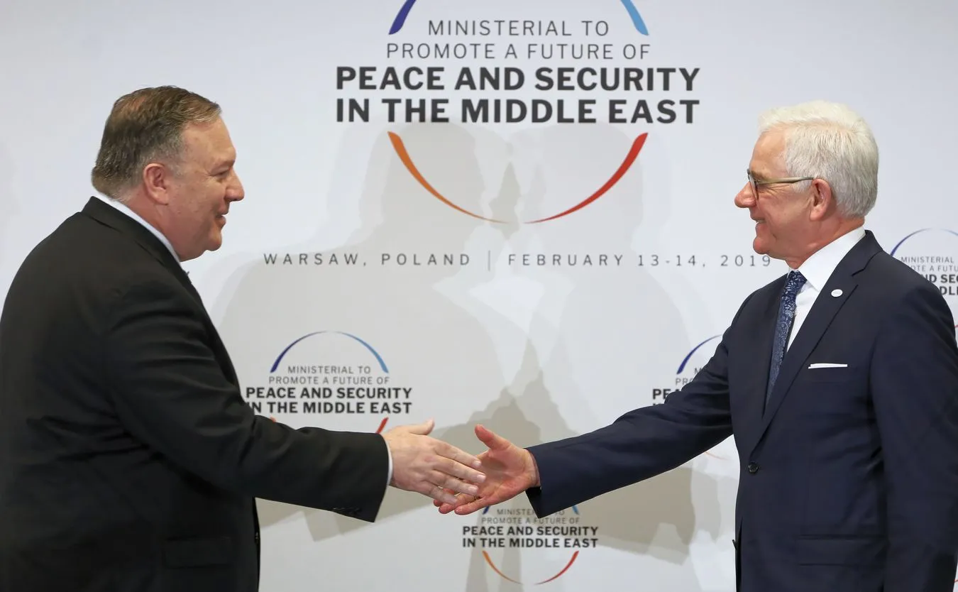 Mike Pompeo i Jacek Czaputowicz