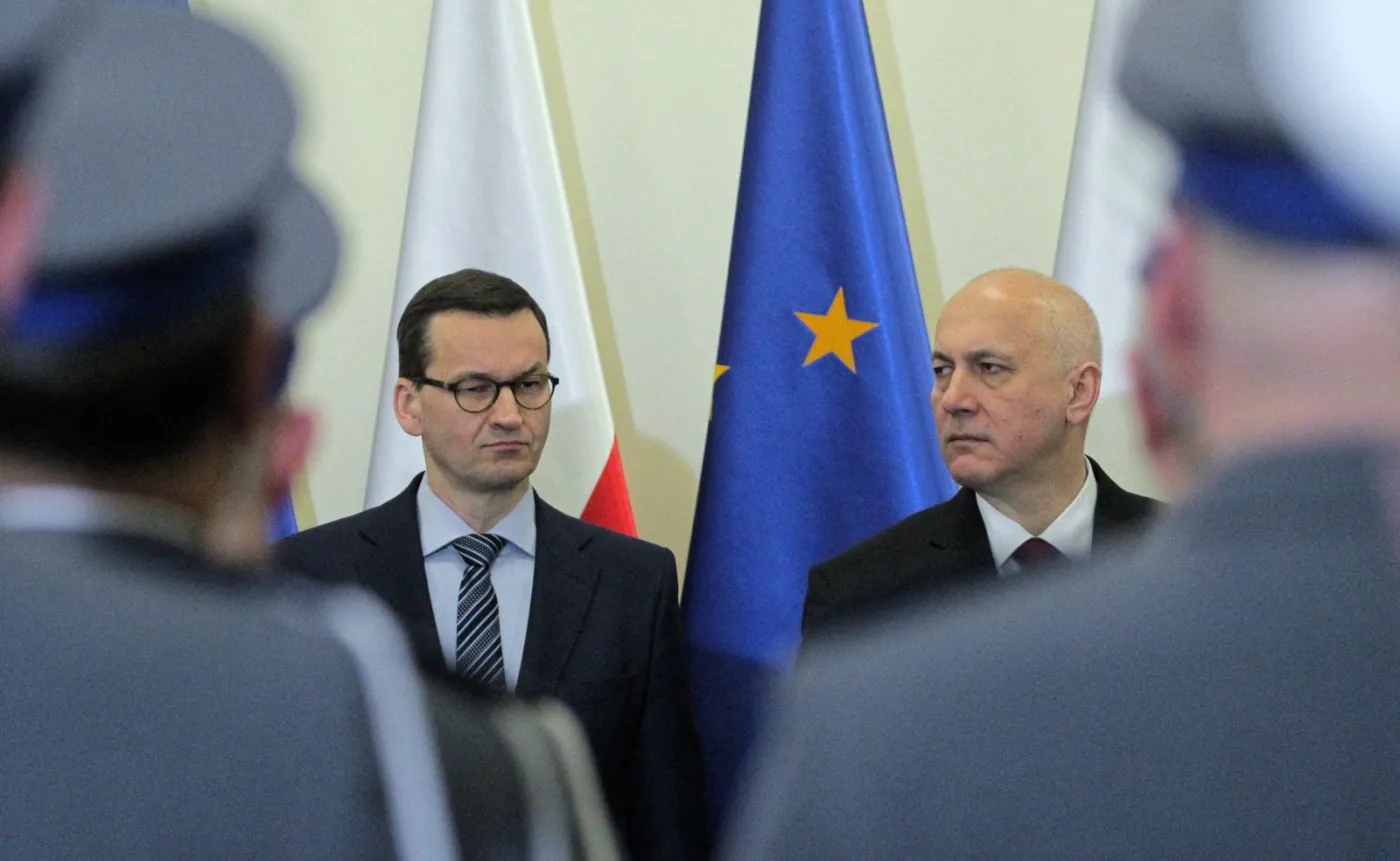 Mateusz Morawiecki i Joachim Brudziński