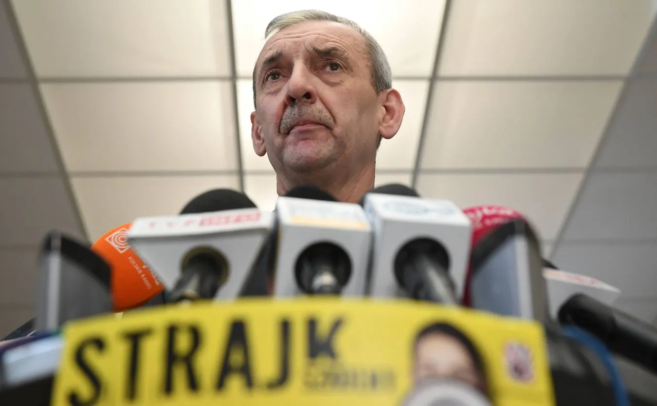 Prezes Związku Nauczycielstwa Polskiego Sławomir Broniarz
