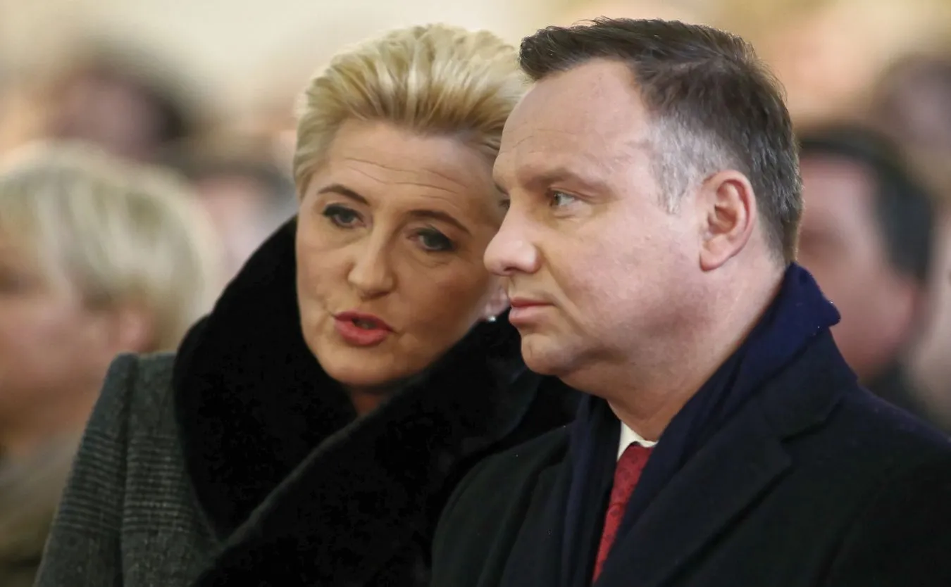Prezydent Andrzej Duda z żoną Agatą Kornhauser-Dudą 