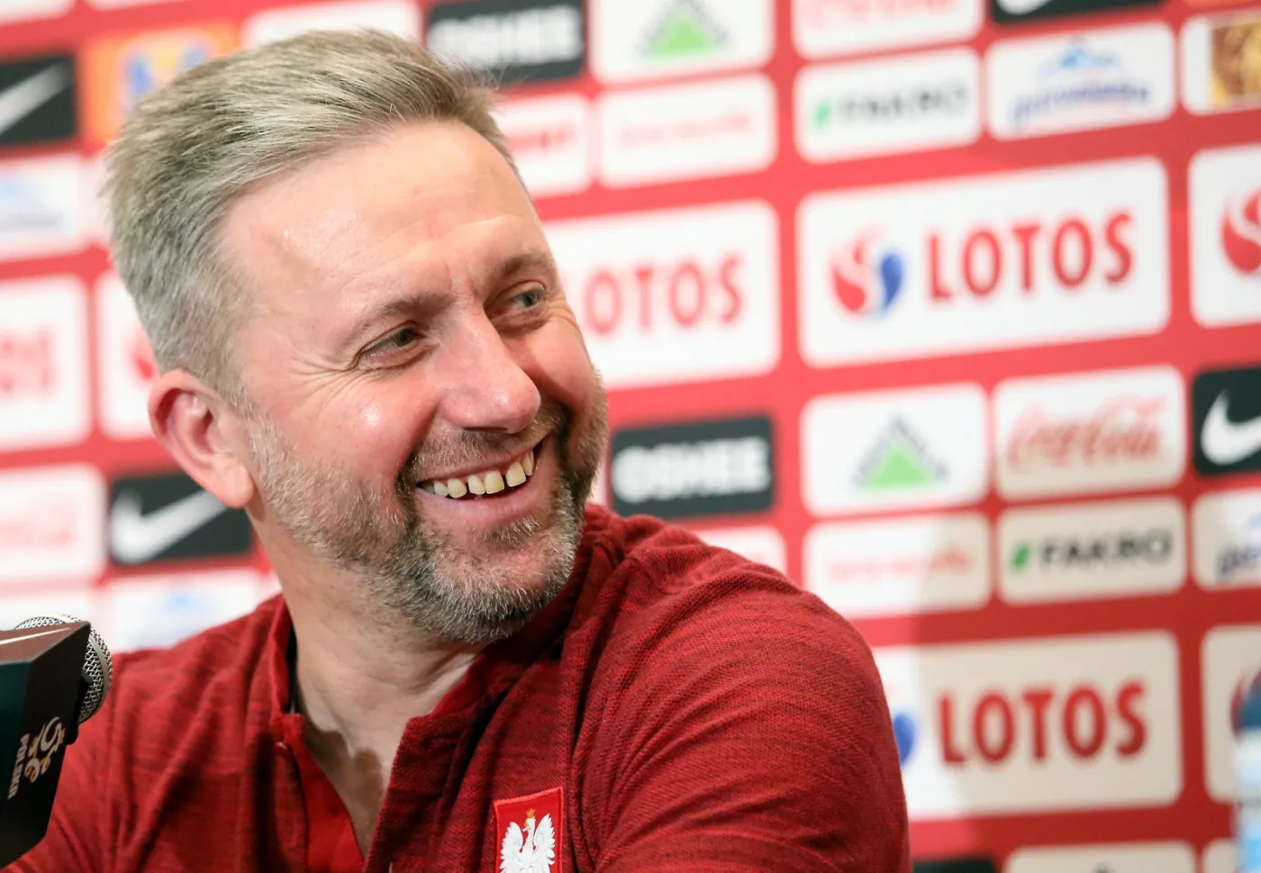 Trener piłkarskiej reprezentacji Polski Jerzy Brzęczek