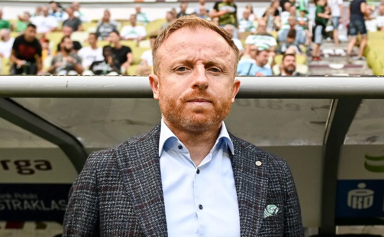 Trener Lechii Gdańsk Piotr Stokowiec