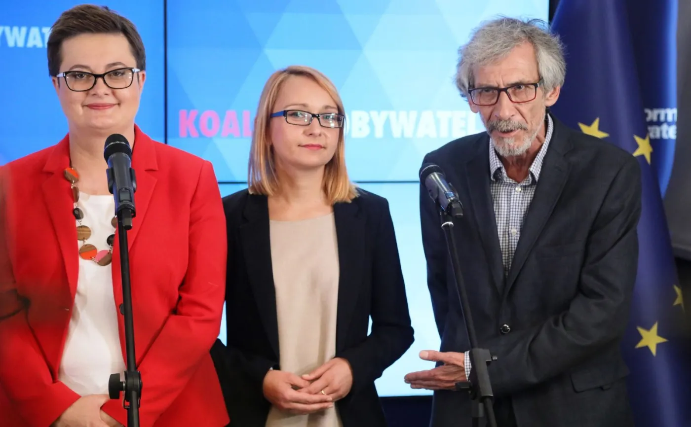 Katarzyna Lubnauer, Małgorzata Tracz, Marek Kossakowski 