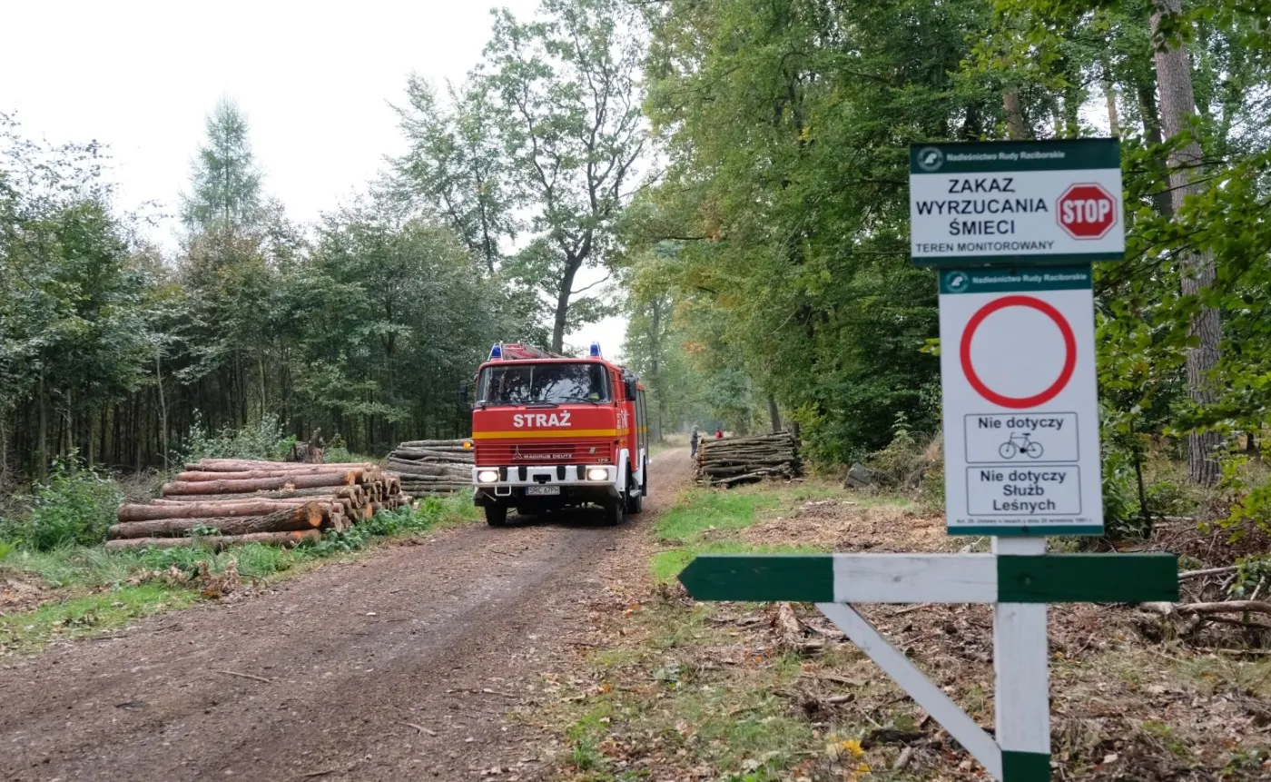 Teren, gdzie doszło do wybuchu